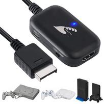 PS2 HDMI konverteris PlayStation 2 PlayStation PS1 PS one HDMI išvesties kabelis Play Station juoda