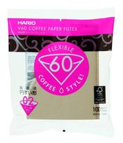 Popierinis filtras 02M Hario V60, 1–4 puodeliams, 100 vnt. VCF-02-100M, 4 rinkiniai black