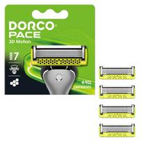 Dorco Pace 3D Motion 7-Ply Razor Blades Handle SET 1Box (Blade 4ea) black