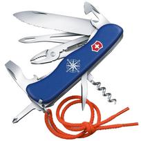 VICTORINOX Skipper Mėlynas Peilio Virvelės Grandinėlės Karabinas Raktas Su Žuvies Kabliuku Šveicarijoje Pagamintas Daugiafunkcis Įrankis Su 18 Funkcijų [] 0.8593.2W mėlyna