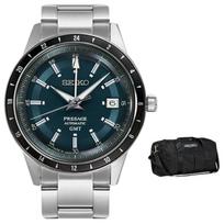 SEIKO Automatic Mechanical Movement Stainless Steel Strap Watch 40.75mm Men's Watches Blue Dial SSK009J1 SSK009J1 gray