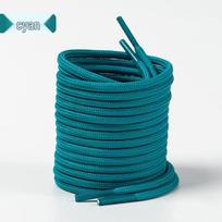 Juodi ir balti 0,4 mm apvalūs batraiščiai neslystantiems sportiniams, laisvalaikio ir lauko batams 140 cm black