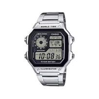 CASIO Customized watch modified series basketball youth Quartz Steel Strap same  style for men and women color dial AE-1200WHD-1A raudona