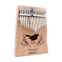 ONETONE OTKL-01OK Kalimba 17 klavišų Okume nykštukinis pianinas white