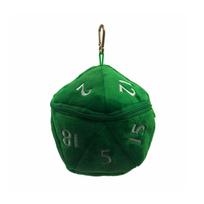 Dungeons & Dragons D20 Plush Dice Bag žalia