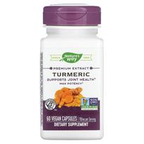 Nature's Way, premium extract, turmeric, 750mg, 60 veggie capsules