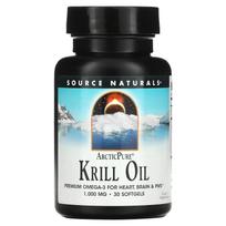 Source Naturals, Arctic Pure, Krill Oil, 1,000 mg, 30 softgels