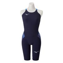 V MR Pusiau kostiumas plaukimui ir varžybiniam plaukimui N2MG0202 Aurora Mėlyna XL [Mizuno] Moteriškas GX-SONIC [FINA Patvirtintas] 20 white