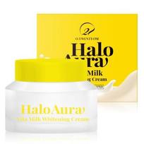 O21 Halo Aura Vita Milk Whitening Cream 50g Tone-up Cream yellow