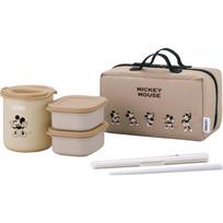 Thermos Insulated Lunch Light LBE Box, 250ml, Beige, Disney, DBQ-257DS gray