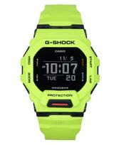 Casio G-Shock G-Squad Skaitmeninis Išmaniojo Telefono Ryšys Geltonas Dervos Dirželis Kvarcinis GBD-200-9 200M Vyriškas Laikrodis juoda