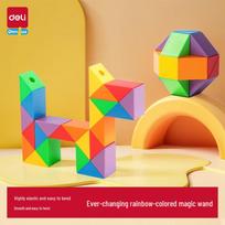 Deli Rainbow Magic Fidget Snake red