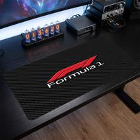 F1 Pattern Mousepad Anti?Slip Rubber Desk Pad For Gaming Working Desktop Decoration 30cmx80cm(11.8x31.5inch)