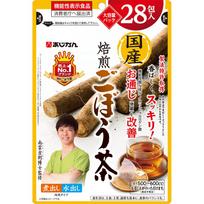 AHIMA Food with Functional Claims Domestic roasted burdock tea 28 packets Bowel regulating effect Functional products Bowel regulating effect 1 set