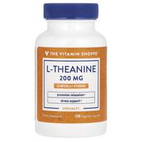 The Vitamin Shoppe, l-theanine, 200mg, 120 veggie capsules
