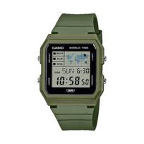 Casio Vyriškas dervinis vandeniui atsparus žadintuvo kvarcinis laikrodis LF-30W-3A žalia