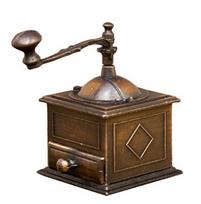 Akizuki Boeki Design Accessories Coffee Mill W6xD4.5xH6.5cm Antique Sharpener 8755 brown
