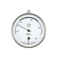 Fischer Barometer 123T Synthetic diameter x 2cm Hygrometer with Temperature and Humidity Wall (8.5cm height) Thermometer, Gauge, Mounted. gray