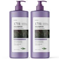 Margent Tea Tree & Rosemary Large Capacity Shampoo White Musk Fragrance, 1.5L, 2 ea. gray