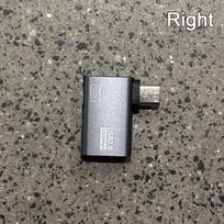 Otg kabelio adapteris 4K 90 laipsnių kairiuoju kampu maitinamas iš mikro USB į USB Otg adapteris, skirtas televizoriui planšetiniam kompiuteriui Fire Tv Stick 4K LEFT