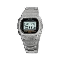 CASIO Unisex G-SQUAD serijos juodas laikrodis DW-5600UE-1(Watch4--) gray