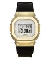 Casio G-Shock skaitmeninis dervos dirželis, kvarcinis GM-S5600BC-1 200M moteriškas laikrodis auksas
