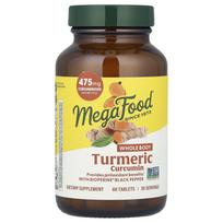 MegaFood, Turmeric Curcumin Extra Strength, 60 Tablets