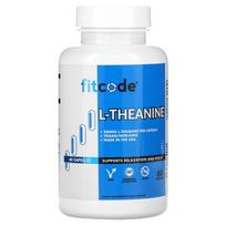 fitcode, L-theanine, 200mg, 60 veggie capsules
