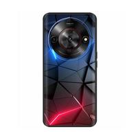 Dažytas dangtelis ZTE Blade A75 5G dėklui, minkšto silikono Fundas, smūgiams atsparus galinis dangtelis ZTE Blade A75 5G 4G dėklams, buferis ZTE Blade A75 5G black