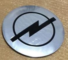 4 vnt. 56/60/65/70/75/90 mm ratų centriniai dangteliai, stebulės lipdukai Opel Corsa Gsi Turbo Cors OPC Line Vectra Astra Zafira Antara Omega 60mm(4 stickers) gray