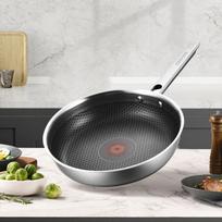 KOBACH 304 Stainless Steel Honeycomb Non-stick Frying Pan, 26cm black