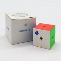 2X2 GAN 251 v2 Ganz Gan kubas 22 greičio kubas Rubiko žaidėjams 222/2X2X2 Gan 251 v2 kubas, populiarūs korėjietiški galvosūkiai gray