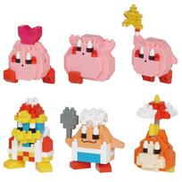 Nanoblock Mini Nano Žvaigždžių Kirby vol.2 (DĖŽĖ) NBMC46S 1 Dėžutė 6 vienetai, iš viso 6 tipai pink
