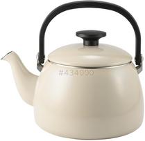 Fuji emaliuotas medvilninis virdulys plius pilkšvai smėlinės spalvos 2,5 l CTP-2.5K.GG beige