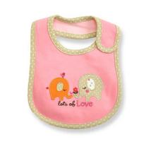 Mom's Care Animal 3-ply bib, BI132, 1 piece, 1 piece pink