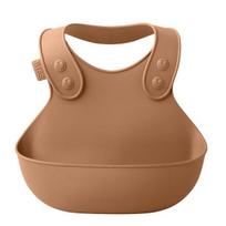 BIBS baby overalls baby food bib, earth, 1 piece brown