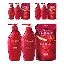 Tsubaki Premium Moist & Repair 2-piece set, 3 sets red
