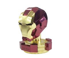 Tenyo Metalinis Nano Dėlionė Marvel Geležinio Žmogaus Šalmas R-ME-03M, Nerūdijantis plienas, Nereikia klijų, 0,2 mm storis, Itin tikslus lazerinis pjovimas, Rankdarbiai, beige