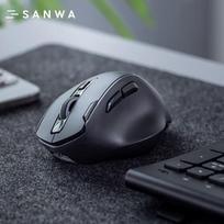 SANWA Ergonomic Vertical Dual-Mode Wireless Mouse