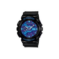 CASIO Vyriškas Mėlynas Laikrodis su Skystųjų Kristalų/Analoginiu Dvigubu Ekranu Serija GA-110HC-1AJF GA-110HC-1AJF Blue Dial black