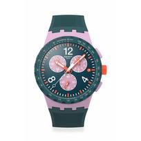 Swatch MOMENT OF ROSE SUSP400 Green Wristwatch gray