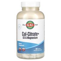 KAL, Cal-Citrate+, D3 and Magnesium, 240 Tablets