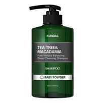 Kundal Deep Cleansing Intelligence šampūnas kūdikių pudra, 500 ml, 1 korėjietiška plaukų priežiūra gray