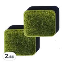 Sweet Rain Green Tea Millet Youth Trouble Face Wash Soap 130g 2p + foam net, 2 sets black