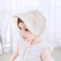 2Sbuck pendant necklace punching bonnet, 48cm, white, Popular baby clothes in Korea white