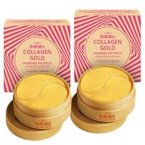 LoRobi 24k gold-containing hydrogel collagen large eye patch, 60 pieces, 2 pieces pink