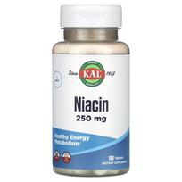 KAL, niacin, 250mg, 100 tablets