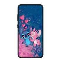 Telefono dėklas, skirtas iPhone 17 16 15 Xiaomi Poco F8 F7 X7 X6 M8 C85 C75 C71 Redmi Note 14 13 12 11 Pro Max A3 A4 14C 15C Mėlynas Lilo Komiksai Dygsnis Rožinis Dangtelis for Samsung Galaxy S9
