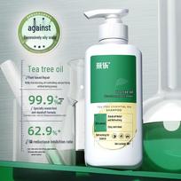 Cai Le Tea Tree Essential Oil Shampoo blue