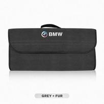 -Automobilio bagažinės laikymo krepšys Sulankstoma kelioninė organizatoriaus dėžutė BMW M Performance X1 X2 X3 X5 X6 X7 E46 E39 E90 E91 E92 E60 E84 E53 E30 D-Gray-1 black